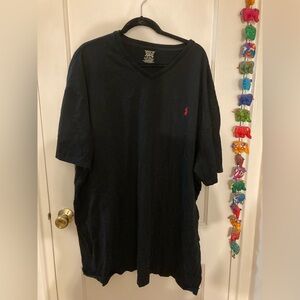 Polo Ralph Lauren & Co, Black Short Sleeve Tshirt, men’s 4X, 100% cotton